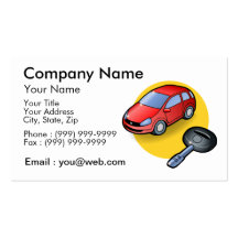 vendeur automobile modèles de cartes de visite