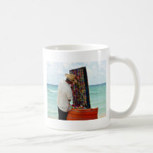 vendeur mexicain sur la plage tasse à café