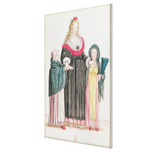 Venetian Courtesan Canvas Prints