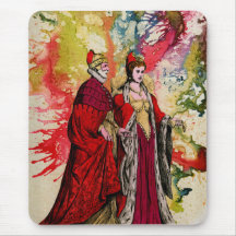 Venetian Doge and Dogeressa by Michael Moffa Mousepad