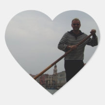 Venetian Gondalier Stickers