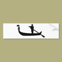 venetian gondola bumper stickers