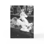 Venetian Gondola Horse Brass Note Greeting Card