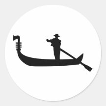venetian gondola stickers