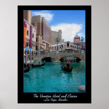 Venetian Gondolas Poster