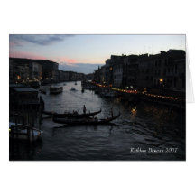 Venetian  greeting card