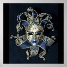Venetian mask posters