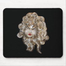 Venetian Masks Mouse Pad