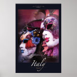 Venetian Masks Print