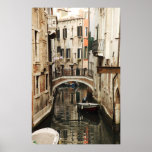 Venetian's canal printed on canvas