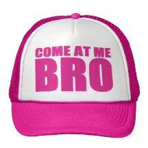 VENEZ À MOI chapeau de camionneur de BRO (rose) Casquettes De Camionneur