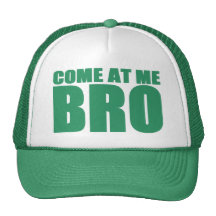 VENEZ À MOI chapeau de camionneur de BRO (vert) Casquette De Camionneur