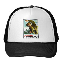 Venez sur le Canada ! Casquettes De Camionneur