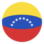 Venezuela Fisheye Flag Sticker