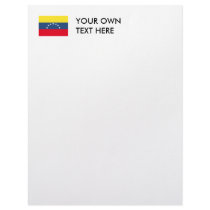 Venezuela Flag Customized Letterhead