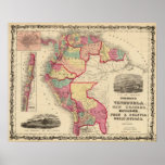 Venezuela, New Granada, and Ecuador Print