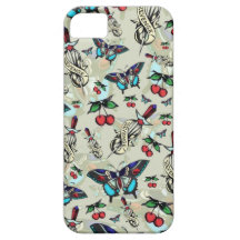 Vengeance douce de rockabilly dans le tan. subtil coque Case-Mate iPhone 5