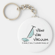 Veni Vidi Vacuum Key Chain