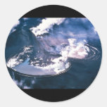 Veniaminof Volcano,Alaska Peninsula, July, 19831 Round Stickers