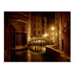 Venice at night - beautiful postcard