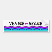 VENICE BEACH BUMPER STICKER