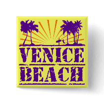 Venice Beach Pinback Buttons