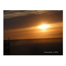 Venice Beach Sunset, 2004 Post Card