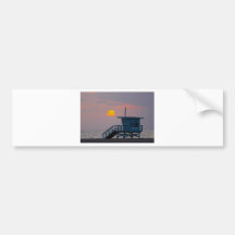Venice Beach Sunset Bumper Sticker