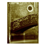 Venice bridge post card