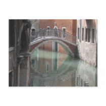 Venice bridge - postcard