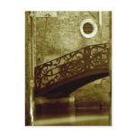 Venice bridge post card