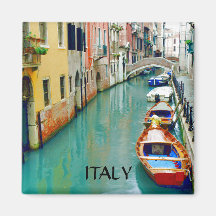 VENICE CANAL, ITALY REFRIGERATOR MAGNETS