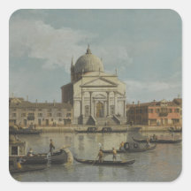 Venice  -  Canaletto Square Sticker