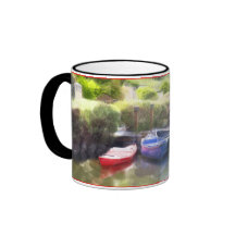 "Venice Canoes" Cups Mugs