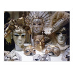 Venice Carnival Masks Post Cards