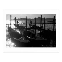 Venice Gondola in the Grand Canal Post Card