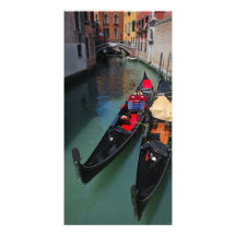 Venice Gondolas Photo Card