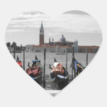 Venice Heart Sticker