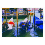Venice Italy Gondola Greeting Note Card