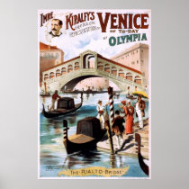 Venice of to-day at Olympia Print