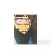 Venice rowboat - notecard
