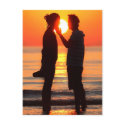 VENICE SUNSET AT LIDO BEACH postcards