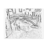 Venice-Taxi Postcard