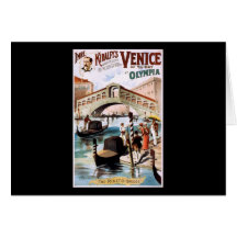 Venise d'aujourd'hui à Olympia Cartes De Vœux