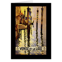 Venise et le Lido Greeting Card
