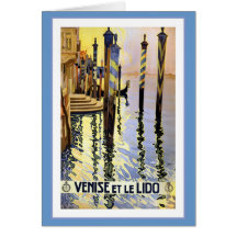 Venise Et Le Lido Vintage Card