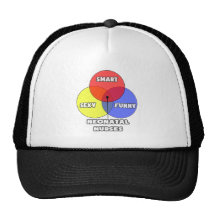 Venn Diagram .. Neonatal Nurses Mesh Hats
