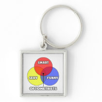 Venn Diagram .. Optometrists Keychain