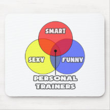 Venn Diagram .. Personal Trainers Mousepads