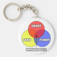 Venn Diagram .. Physiologists Keychains